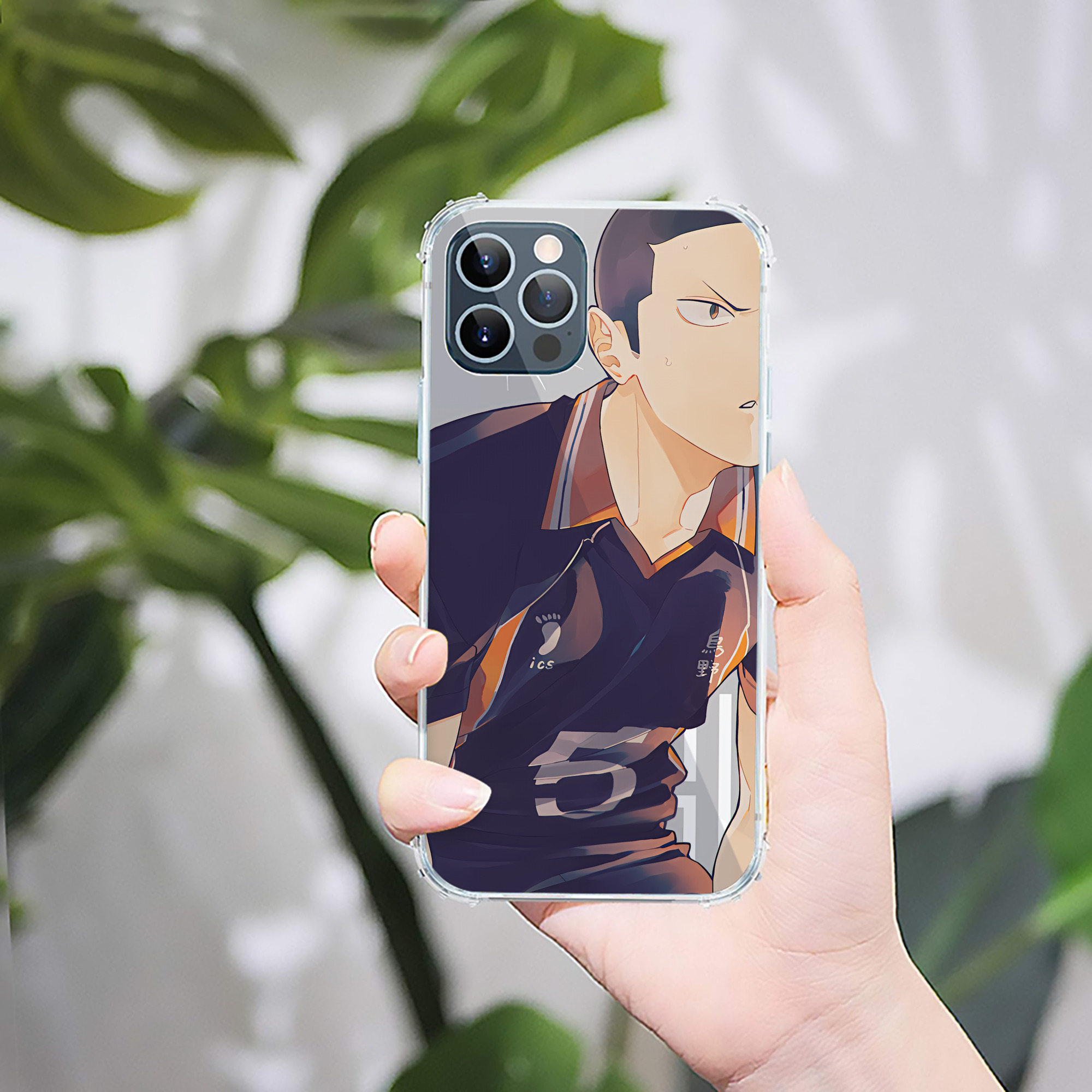 （画像用） ハイキュー!! Haikyu!! 【iPhone 12シリーズ対応】透明スマホケース（クリアソフトケース）